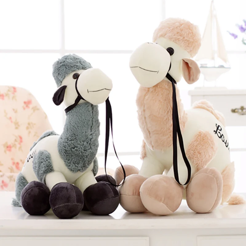 

20-50cm 1pc Fluffy Animal Toy Plush Stuffed Camel Doll Home Decoration Props Ornaments Gifts Collectible Boys Girls Gifts