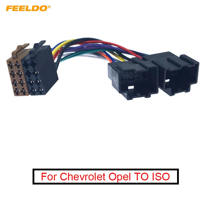 5 шт. адаптер проводки FEELDO стандарта ISO для Chevrolet Opel | Автомобили и мотоциклы
