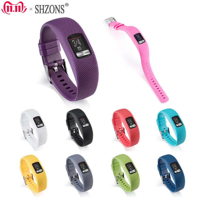 Клетчатый текстурированный ремешок для Garmin vivofit 4 Мягкий силиконовый сменный Браслет для часов GARMIN VIVOFIT 4 Браслеты