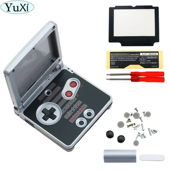 

YuXi Grey Plastic Housing Shell Case Cover for GBA SP NES Limited Edition for Gameboy Advance SP Game Console Cover Case