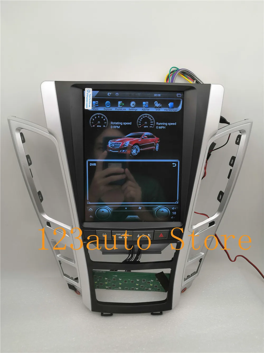 10,4 ''Tesla Стиль Android 8,1 автомобиля DVD gps плеер радио навигации для Cadillac CTS 2007 2008 2009 2010 2011 2012 PX6 carplay