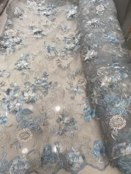 

latest nigerian lace styles french party lace fabrics 5 yards SYJ-32881 tulle fabric