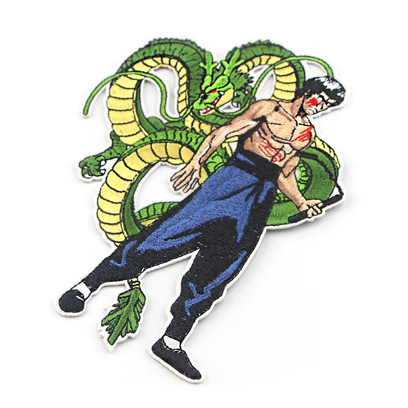 Dragon Ball Z наклейка для одежды нашивки-аппликации на одежду вышитые патчи для приклеивания утюгом для рюкзака Сумки значок