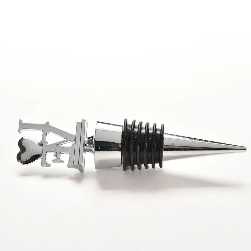 Party Favors Creative LOVE Wine Bottle Stoppers Wedding Favors Bridal Shower Favors Wine Gift JS23