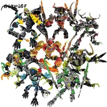 Bionicle Hero Factory 6 Marines Ekimu Msdk производитель Tahu Uniter Fire Umarak Разрушитель Pohatu Uniter Storm рисунок строительный блок игрушка
