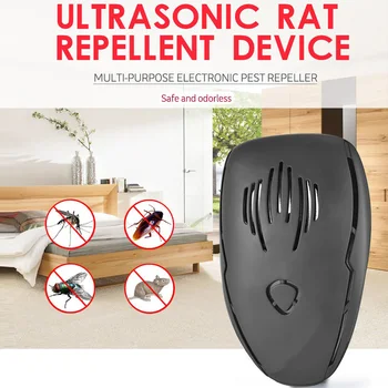 

Electronic Mosquito Repellent Indoor Cockroach Mosquito Insect Killer Rodent Contro Ultrasonic Pest Repeller EU/US Plug
