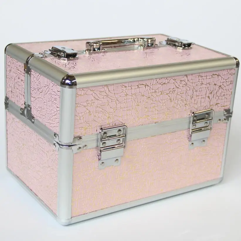 

High Quality Storage Box Multi Tiers Portable Makeup Organizer Women Jewelry Box Professional Cosmetic Organizer porta joias