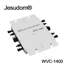 WVC1400 Wifi Солнечная Сетка на инверторный вход DC22V-50V к AC180V-280V, 50HZ60HZ водонепроницаемый солнечный инвертор с IP65