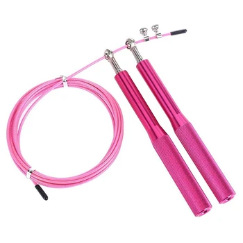 

Jumping Rope with Adjustable Speed Rope, Skipping Rope Is Suitable for Boxing Fitness Exercises,Rose Red