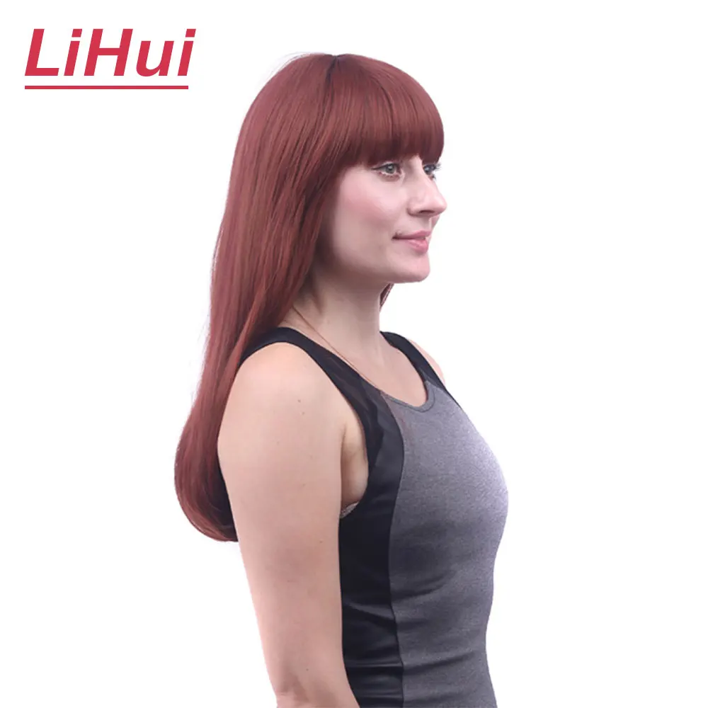 Lihui вьющиеся парики для женщин Омбре длинный блонд синтетический парик 130% плотность дамы коричневый Косплей парики