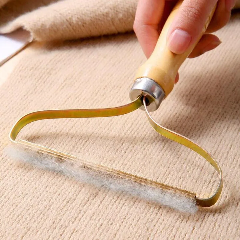 Уход за одеждой щетка для пыли деревянный кашемировый свитер ткань фототриммер