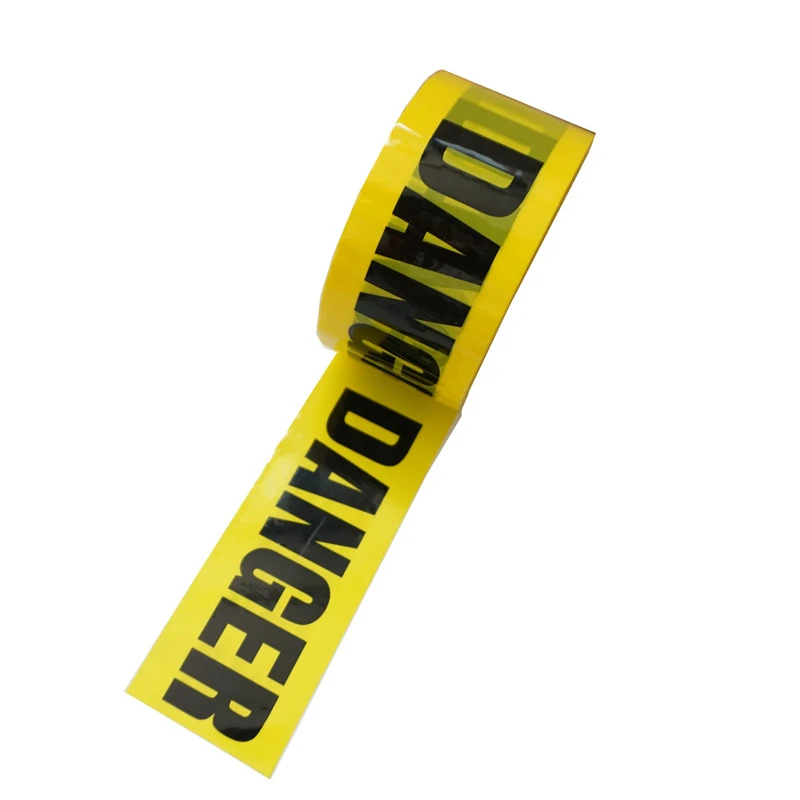 25 м/Откидная предупреждающая клейкая лента маркировочная линия ленты черная