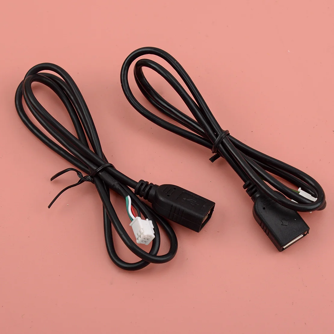 Universal Front 4Pin & 6Pin Connector USB Extension Cable Adapter Fit