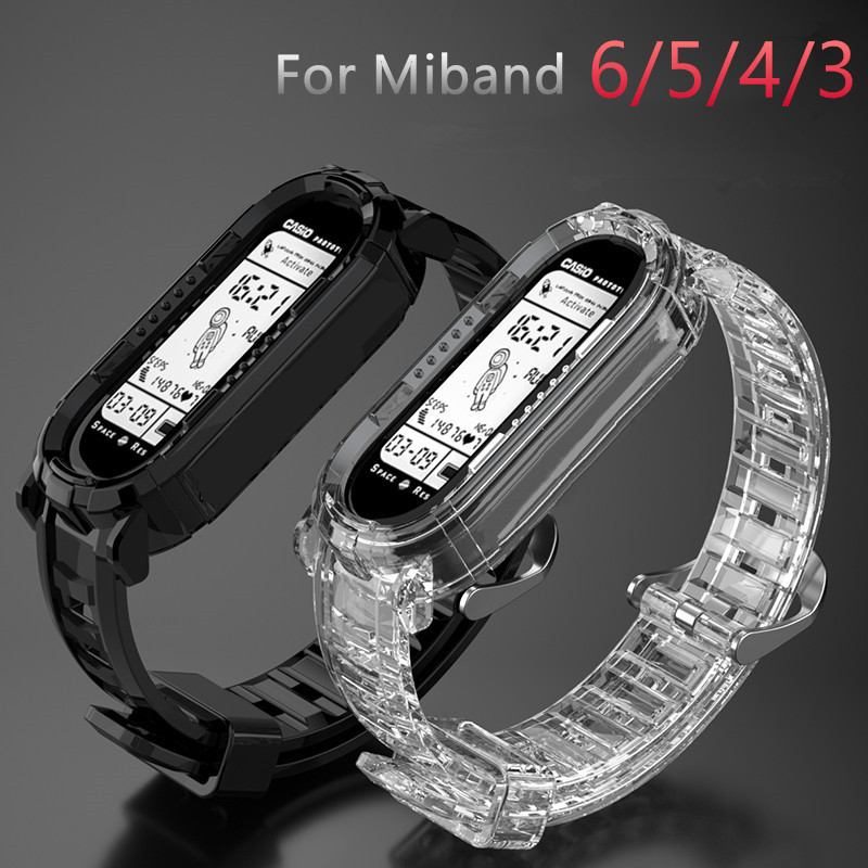 Bracelet on Mi Band 7 4 5 6 Strap For Xiaomi Miband 6 5 4 3 Silicone Wristband Bracelet For Miband 6 5 Sports Bracelet Wristband