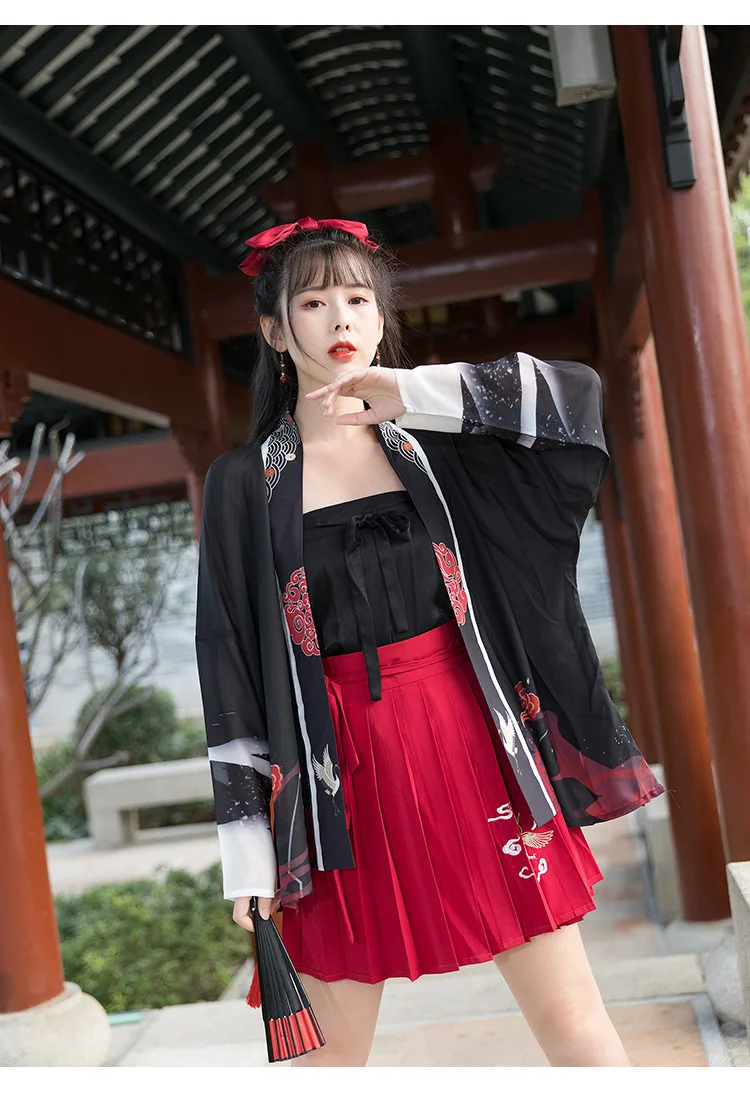 mulheres kimono samurai yutaka vestido moderno saias