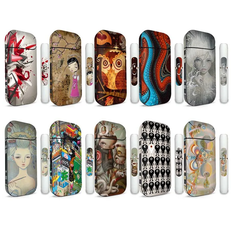 

Electronic Cigarette Skin Sticker Pvc Material Skin Sticker Full Body Protective Cover For Iqos 2.4 Plus