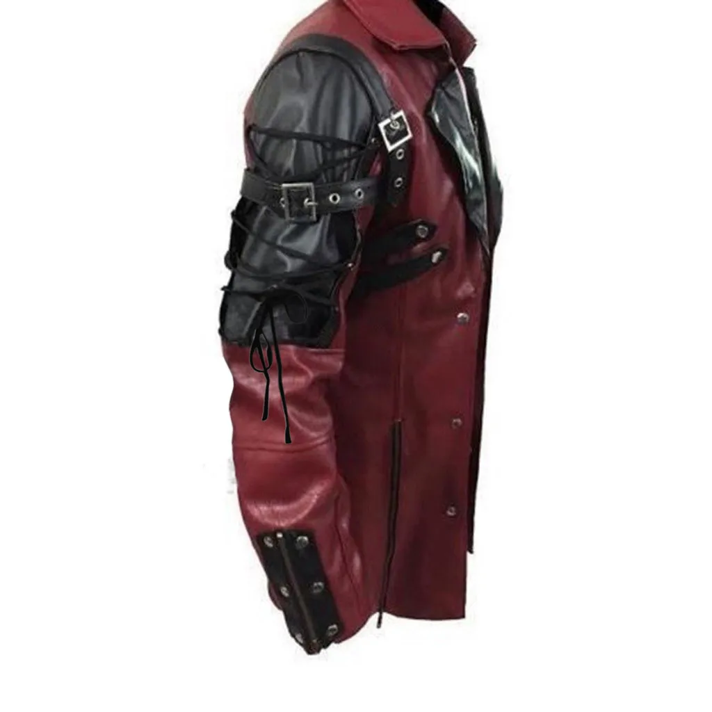 Модная мужская куртка, винтажные кожаные куртки, байкерские, мотоциклетные, на молнии, с длинным рукавом, высокое качество, пальто, верхние блузки, мужские пальто, Новинка