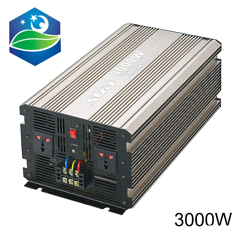 

3000W pure sine wave solar power inverter DC 12V 24V to AC 110V 220V digital