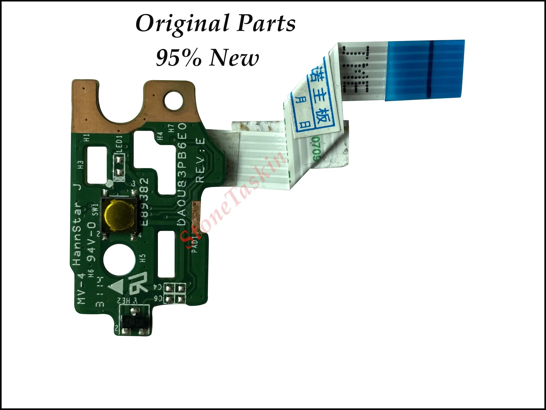 Deal4GO Power Switch Button Board with 6-Pin Ribbon Cable ON/Off Replacement for HP Pavilion 17-E 15-E 15-E000 TPN-Q118 Q117 15-e064TX 14-E DA0R68PB6D0 720673-001 