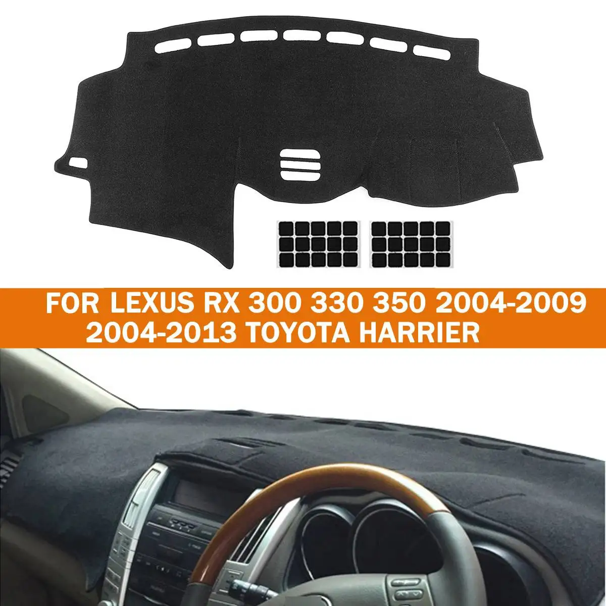 Коврик для приборной панели автомобиля Противоскользящий коврик LEXUS RX 300 330 350 2004