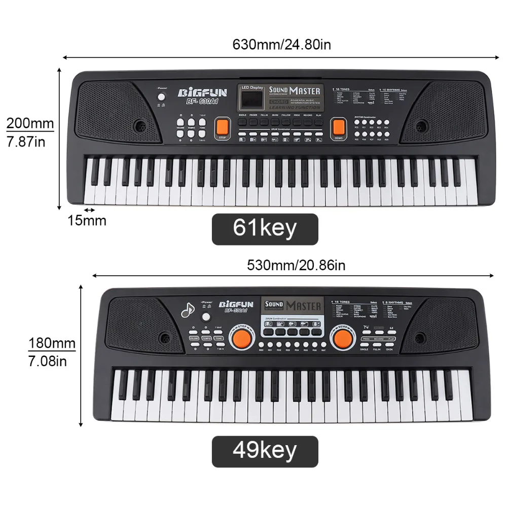 49/61 Keys Electronic Keyboard