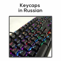 Processus de glaçage de 104 touches, Keycap rétroéclairé coréen russe profil OEM Keycaps pour clavier Cherry MX conception ergonomique en Arc étagé 