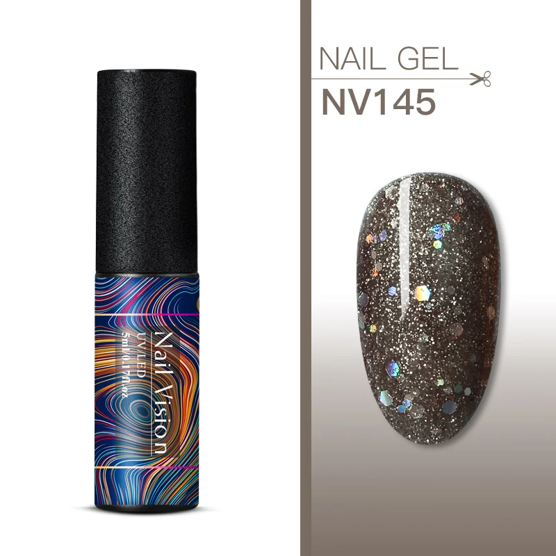 Nail Vision 5 мл УФ-набор гель-лаков для ногтей блестки замачиваются долговечный Гель-лак для ногтей маникюрный лак - Цвет: S06740