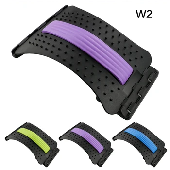 

1pc Back Stretch Equipment Massager Adjustable Spine Pain Relief Lumbar Traction Stretching Device Waist Spine Relax Back Massag