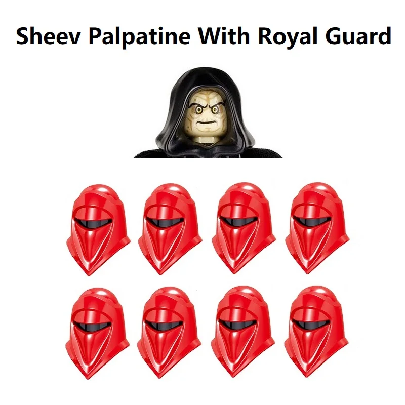 9 шт./компл. Sheev Палпатин с строительным блоком Royal Guard императора мини Экшн-фигурки