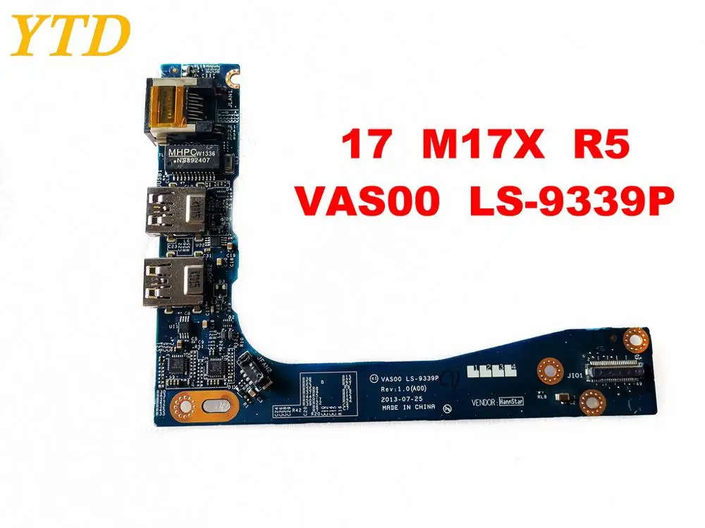 Оригинал для Dell 17 M17X R5 Плата USB 17 M17X R5 VAS00 LS-9339P испытанное хорошее Бесплатная доставка