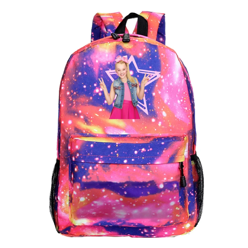 Mochila Jojo Siwa рюкзак для детей, мальчиков и девочек, подростков, рюкзак с популярным рисунком, школьная модная сумка, сумка для школы