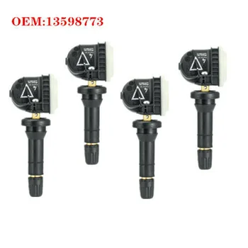 

4pcs 13598773 Tire Pressure Monitor Sensor System Black 433 MHz TPMS For Buick LaCrosse CT6 XT5 Car Accessories