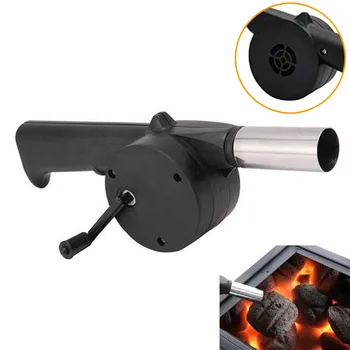 

Outdoor Bbq Hand Crank Powered Fan Air Blower For Picnic Barbecue Fire Equipment Manual Air Blower Barbecue Lighter