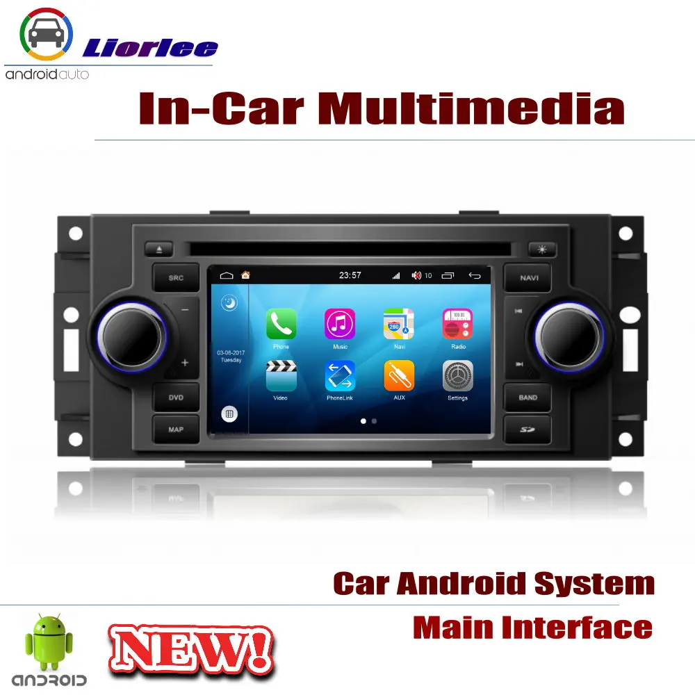Автомобильный DVD плеер с GPS навигацией для Dodge Durango 2004 ~ 2007 мультимедийная система