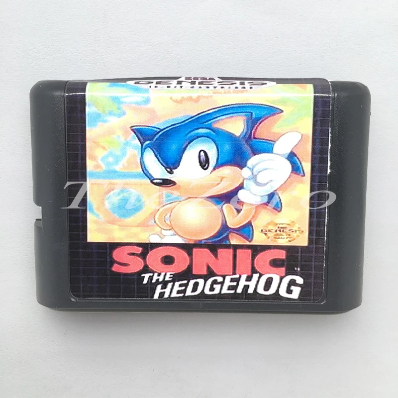 Sonic The Hedgenhog EU/JAP оболочка для 16 битной игровой карты для системы Genesis для sega Mega Drive