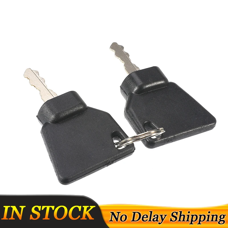 BODYART 4 Pcs Spare Keys 14607 Ignition Key Plant Applications for JCB BOBCAT BOMAG MANITOU Tractor