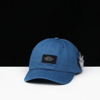 

2020 spring and summer American retro patch baseball cap female short eaves soft top cap tide hip hop hat