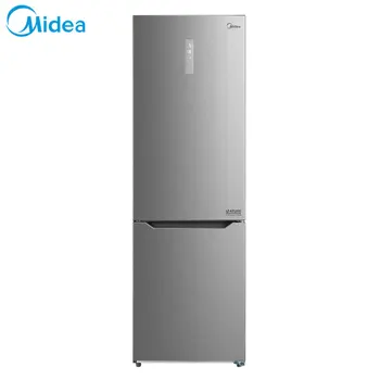 

Refrigerators Midea MRB519SFNX1 Home Appliances Major Appliance Refrigerator Freezer Bottom-Freezer Cold Storage & Freezing Refrigerator Stainless Steel Light Grey Auto-Defrost Air Cooling 2 Doors