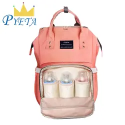 PYETA сумка для подгузников, модная сумка для мам, сумка для подгузников для беременных, брендовый Детский рюкзак для путешествий, органайзер
