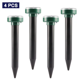 

Outdoor Ultrasonic Pest Repeller Garden Mole Repellent Solar Power Ultrasonic Mole Snake Bird Mosquito Mouse Control Garden Yard