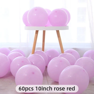 10inch 60pcs F 100 шт., воздушные шары в виде макарон, пастельные вечерние шары из латекса, гирлянда, яркие, для дня рождения, свадьбы, вечеринки, украшения, воздушные шары, Арка JL0137 - Цвет: 10inch 60pcs F