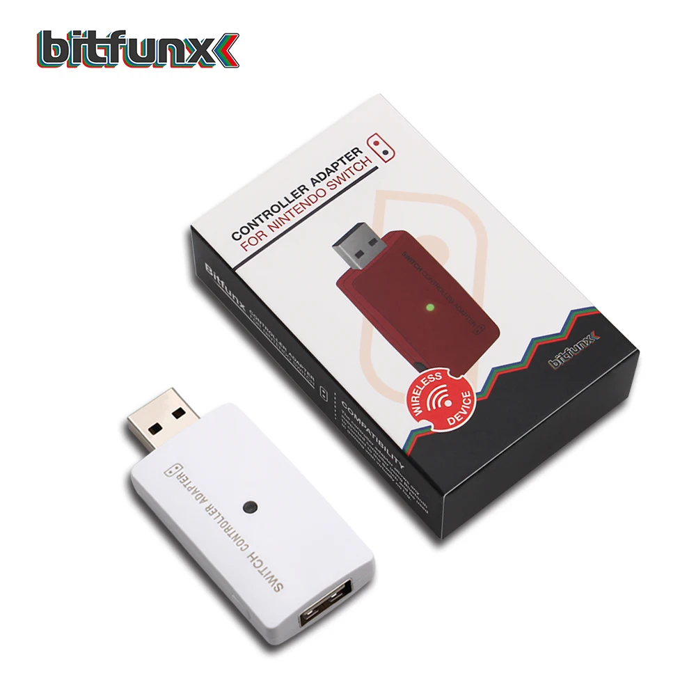 Bitfunx беспроводной Bluetooth USB контроллер конвертер адаптер для nintendo Switch для PS4/PS3/playstation Pro/Xbox One S/X - Цвет: white color