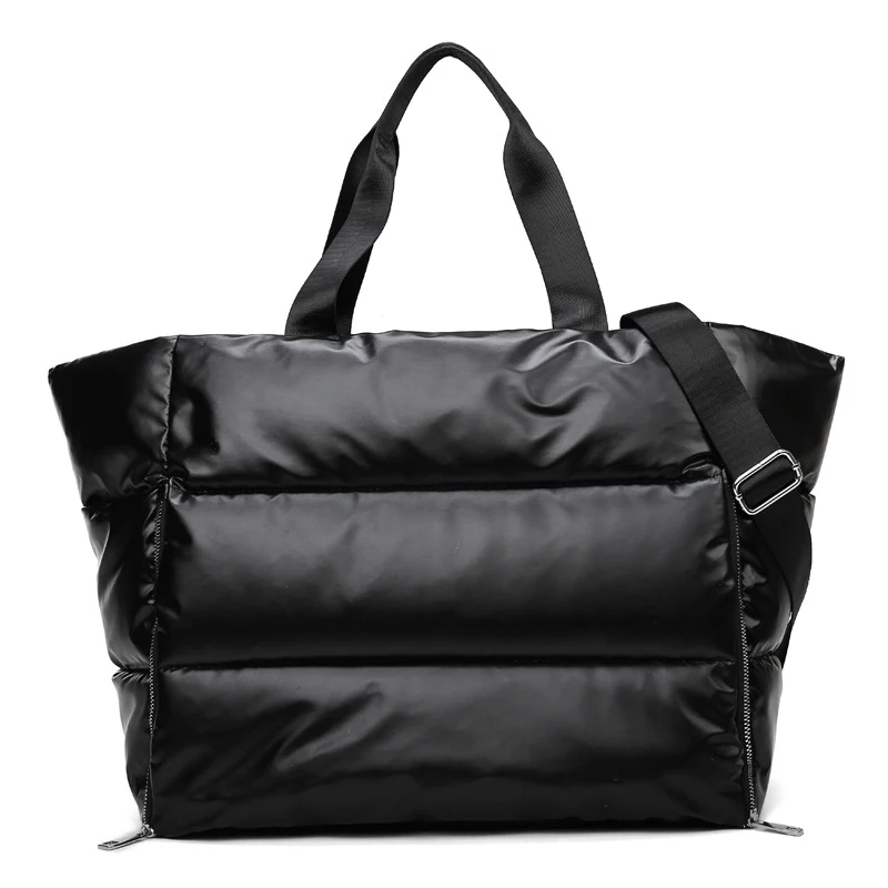 Large Capacity Women's Shoulder Bags 20201Winter Ladies Handbags Tote Waterproof Down Bag Space Pad Sport Travel Pillow |
