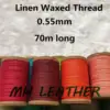 ML055 Linen Ramie Waxed Thread String for Leather Sewing Lined Waxed Thread for Leather Stitching ► Photo 1/3