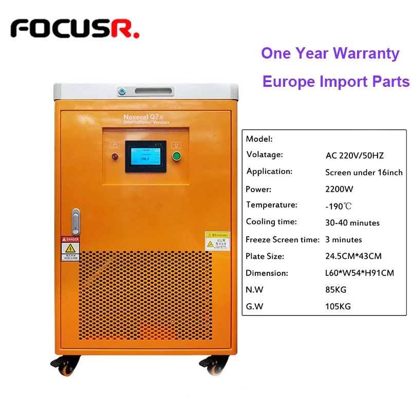 

Novecel LCD Freezer LCD Frozen Separator Machine For Samsung Edge Repair Renovation AMOLED Screen Repair Freezing Instruments