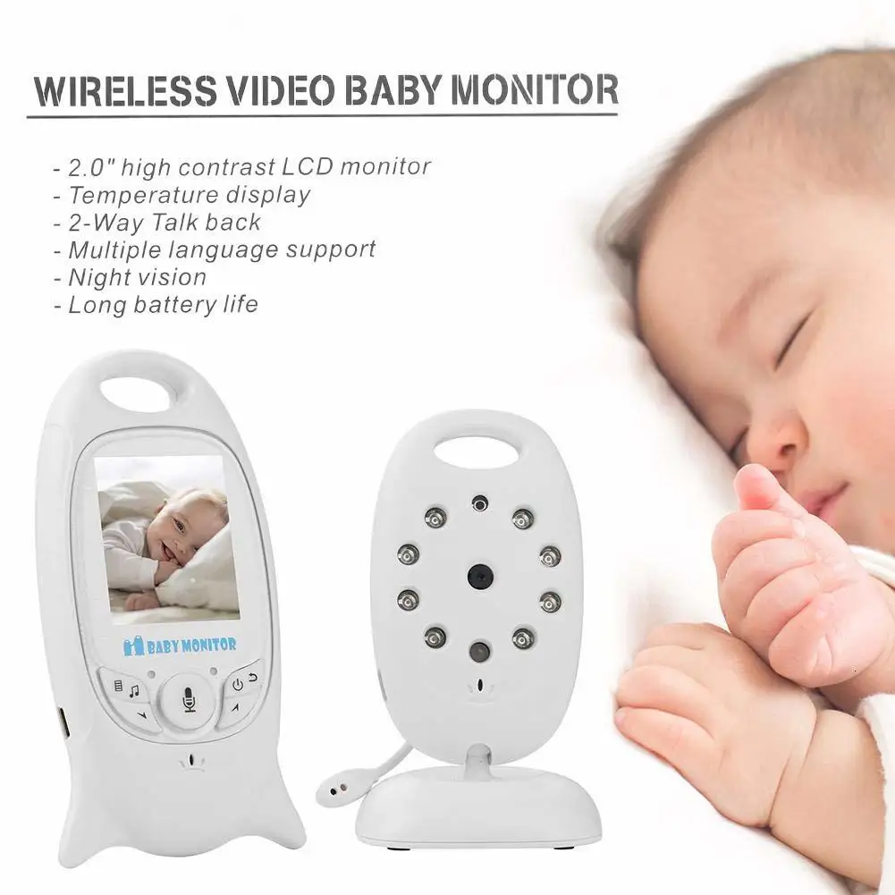  OGV VB601 wireless video baby monitor color security camera 2 way night vision infrared LED tempera