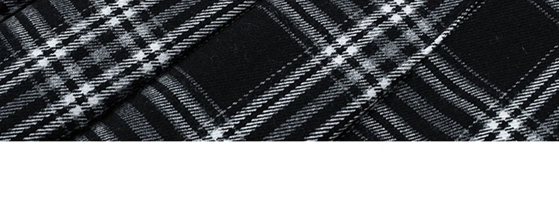 [EAM] High Waist Black Plaid Printed Buckle Temperament Half-body Skirt Women Fashion Tide New Spring Summer 2020 1X535
