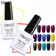 Elite99 Alcoholic Removal One Step Gel 10ml One Step UV Gel Varnish 3 in 1 Nail Polish LED Soak off Hybrid Long Last Gel Lacquer