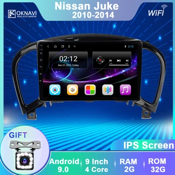 

OKNAVI 9" Android 9.0 2 din Car Radio For Nissan Juke 2010-2014 Player Touch Screen Multimedia Video Player Navigation GPS