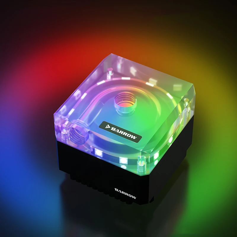 Carrinho de Mão Água Refrigerando Pwm Silencioso Ddc Bomba 17w 12v Acrílico Case Watercooling Construir Acessório Prata Preto Spb17-s Mais - Imagem 2